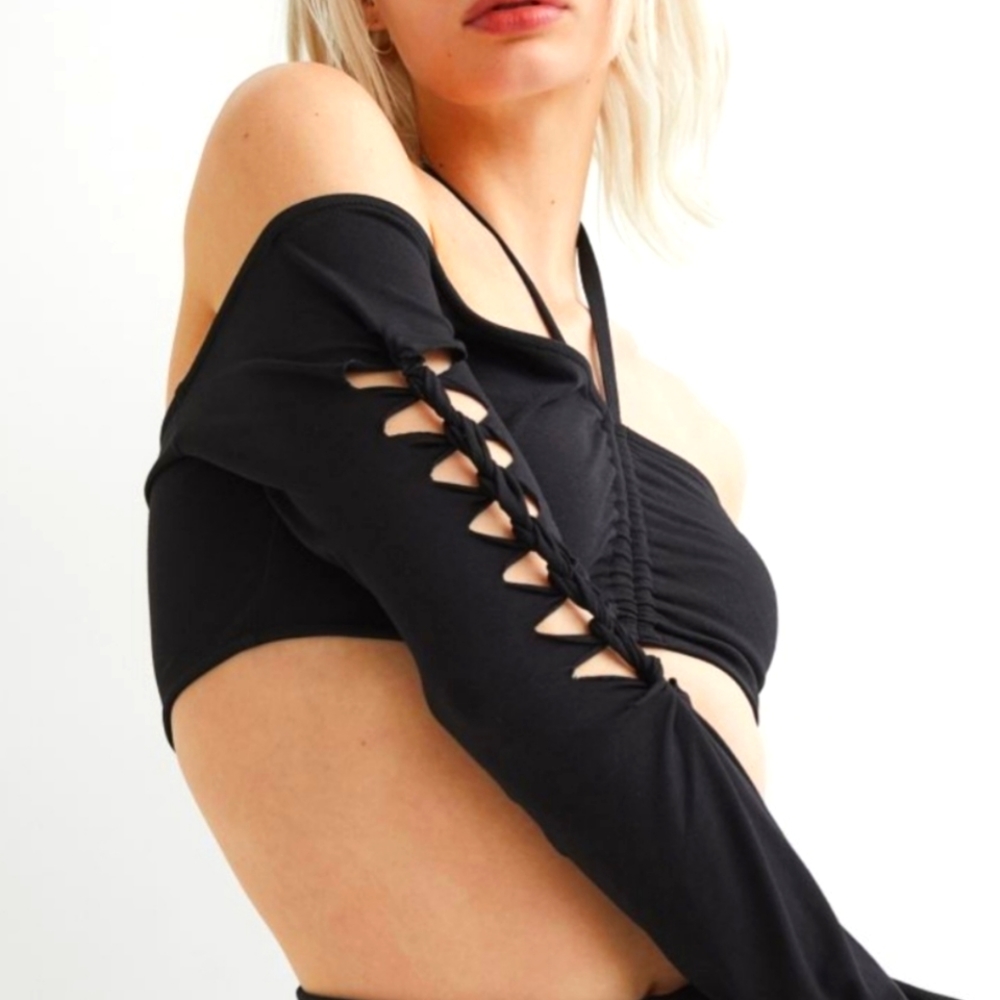 H & M Cut Out Crop Top